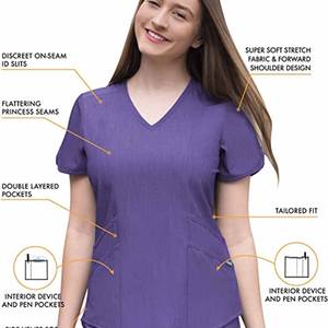 Hospital <b>Scrub</b> Uniform Women <b>Scrub</b> <b>Sets</b> Jogger Medical Nursing Uniforms <b>Sets</b> - Product Image 3