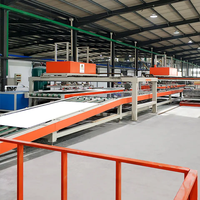 Machine de fabrication de panneaux de ciment pour fibres Ligne de production de panneaux MgO