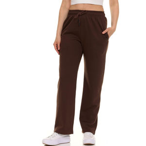 Pantalones Deportivos de Mujer con Logotipo Personalizado, Color Sólido, Cintura Elástica, 100% Algodón, Pantalones Casuales de Invierno para Correr, Venta en Línea al por Mayor - Product Image 2