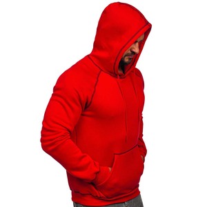 Sweat à capuche thermique à manches longues en polaire pour hommes - Product Image 4