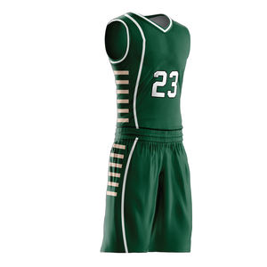 Uniforme de Baloncesto Personalizado de Nuevo Estilo, Hecho en Pakistán, 100% Poliéster, Fácil de Usar, Uniformes de Baloncesto de la Mejor Calidad - Product Image 2