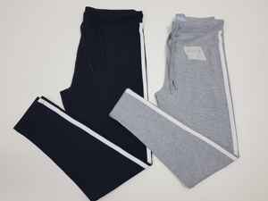 กางเกงขายาวลำลองสำหรับผู้หญิงกางเกงขายาวผ้านุ่มใส่สบายสีพื้นหน้าเรียบ - Product Image 1