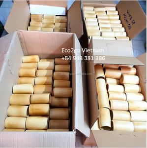 Top One Bamboo Tea <b>Cup</b>/ Bamboo Fiber <b>Cups</b>/Bamboo <b>Cups</b> With Lid <b>and</b> Straws by Eco2go Vietnam - Product Image 2