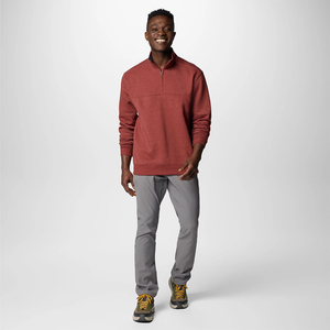 Sudadera con cremallera de cuarto para hombre, servicio OEM, sudaderas de manga larga de talla grande para hombre adulto con diseño de logotipo personalizado - Product Image 3