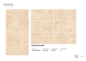 กระเบื้องพอร์ซเลนออนิกซ์ลุค 600x1200 ผิวมันเงาพิเศษ คอลเลคชั่นกระเบื้องตกแต่งภายในระดับไฮเอนด์ สำหรับโรงแรม วิลล่า อพาร์ทเมนต์ ราคาดีที่สุด - Product Image 5