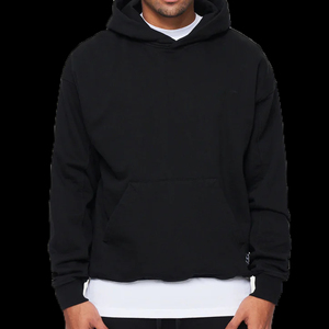 Épais lourd blanc à capuche goutte épaule hommes sweat 500 460 400 Gsm Logo personnalisé français éponge lourd surdimensionné à capuche - Product Image 2