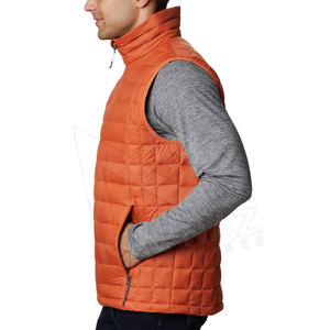 Veste bomber pour homme de haute qualité, personnalisée OEM, imperméable, écologique, tendance, col montant, tissu en toile, vente chaude - Product Image 3
