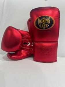Pas de boxe pas de vie vente chaude nouveaux gants de boxe professionnels faits à la main poignées en cuir à lacets pour un usage extérieur et quotidien - Product Image 6
