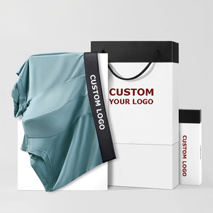 OEM Custom Brand Logo Plus Size <strong>Men</strong> Underwear 95% Cotton Soild Color <strong>Men's</strong> <strong>Briefs</strong> &amp; Boxers for Summer - Product Image 1