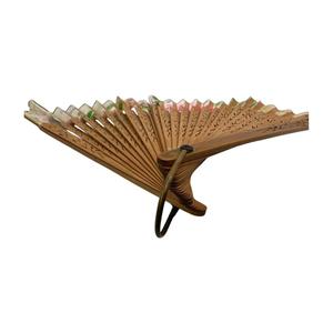 Natural Pine <b>Wood</b> <b>Hand</b> Fan for Summer Events Traditional Luxury Folding Design Smooth Grip Eco-Friendly Handmade for Comfortable - Product Image 2