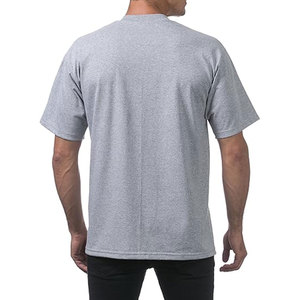 Camiseta de gran tamaño Lisa personalizada para hombre, ropa informal de algodón y poliéster, cómoda, transpirable, ligera, con estampado de logotipo bordado - Product Image 5