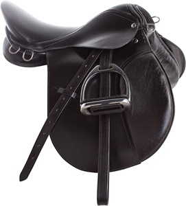 Sillín inglés de calidad superior para equitación, asiento suave de cuero, estilo occidental, contacto cercano, cuero genuino de caballo - Product Image 5