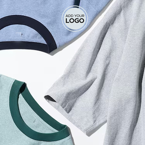 AIRism เสื้อยืดผู้ชายโอเวอร์ไซส์ทรงหลวมคอกลมแขนสั้นผ้าคอตตอนทรงหลวมโอเวอร์ไซส์ - Product Image 6