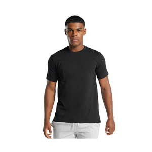T-shirt en coton de haute qualité pour homme, basique uni, coupe confortable, fabricant OEM ODM - Product Image 4