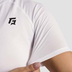 GA Flex Short de compression tricoté à manches courtes blanc - Product Image 6