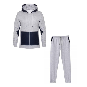 Chándal de 2 Piezas para Hombre, Personalizado con Logotipo OEM, Talla Grande, de Forro Polar Estampado, 100% Algodón, para Entrenamiento en el Gimnasio - Product Image 4