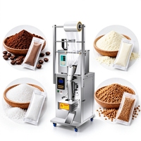 Machine de remplissage et de scellage automatique de poudre à prix d'usine, pesage intelligent, structure compacte, économie de main-d'œuvre, remplisseuse rapide de poudre