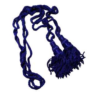 Cuerda de púlpito con peso de Christian Brands en azul Silk Drone Cords - Product Image 1