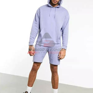 Trendy Plus Size Men Hoodies Short Set Último estilo Venta al por mayor Men Hoodies Short Set para la venta - Product Image 1