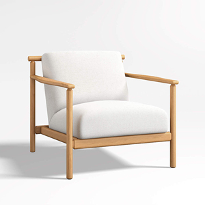 Sofá de exterior de teca Juego de patio de madera de teca Sofás de jardín Muebles de exterior Silla de jardín-Irang - Product Image 1