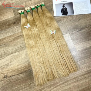 Meilleure vente Extensions de cheveux Remy vietnamiens couleur cuticule vierge en vrac 100g Double tirage prêt à expédier - Product Image 6