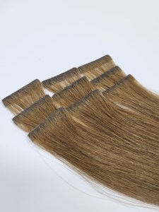 Extensiones de Cabello con Cinta Adhesiva |   Venta al por Mayor de Fábrica |   Rubio y con reflejos | # 613, Cabello Virgen Vietnamita y Cabello de Bebé, Color Mixto, Tono Ceniza - Product Image 4