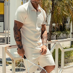 Broderie imprimée grande taille Polyester couleur unie à manches courtes hommes Sport Golf Polo t-shirt fait par Dress Sports - Product Image 4