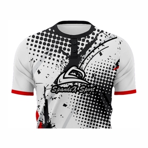 T-shirt de sport personnalisé à 2 boutons Vêtements de baseball en gros Maillot de baseball personnalisé pour unisexe - Product Image 3