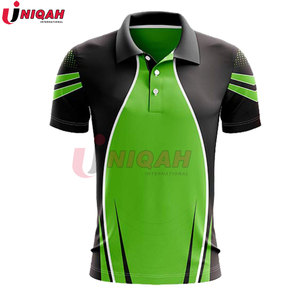 เสื้อคริกเก็ตพิมพ์ลายระเหิดแบบปรับแต่งได้ผ้ากันแบคทีเรียและระบายอากาศได้ดีสำหรับเครื่องแบบทีม - Product Image 4