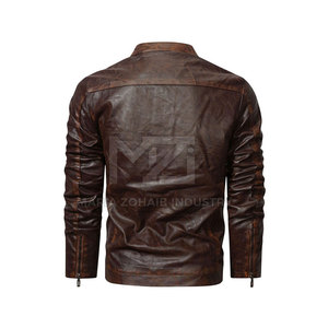 เสื้อแจ็คเก็ตหนังผู้ชาย ทนทาน กันน้ำ คุณภาพสูง ขายดี ดีไซน์ยอดเยี่ยม เสื้อผ้าผู้ชาย พร้อมราคาที่แข่งขันได้ - Product Image 2