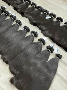 Cabello de alta calidad especial trama recta natural súper doble dibujado 100% extensiones de cabello humano vietnamita crudo listas para entrega - Product Image 3