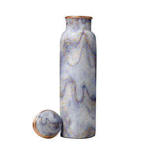 Trending Design Melons Enamel Printed Pure Copper Water Bottle Good for <b>Kids</b> School Yoga Office Usage Copper Water Bottle - Product Image 2