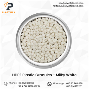 White Cylindrical HDPE Granules High Flow Injection Molding Grade General Purpose <b>Plastic</b> <b>Raw</b> <b>Material</b> - Product Image 2