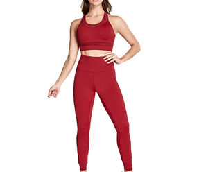 Qualité supérieure Logo personnalisé Femmes Vêtements de sport Leggings et hauts de yoga Ensemble de fitness yoga à vendre - Product Image 1