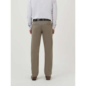 ALKAS MC2413 Pantalon Chino Décontracté Coupe Droite en Laine et Coton Taille Moyenne, Fermeture Éclair, Couleur Unie, Formel Classique XL - Product Image 5
