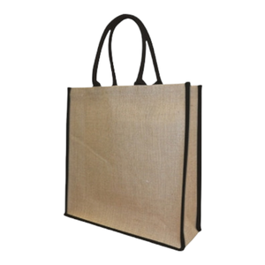 Sacs à provisions en Jute de haute qualité, Style personnalisé, motif de tissu, pièces de couleur, petite origine brute indienne - Product Image 2