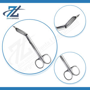Tijeras de vendaje Lister Manual de alta calidad, instrumentos quirúrgicos de acero inoxidable de 178mm, fabricante certificado CE de Pakistán - Product Image 4