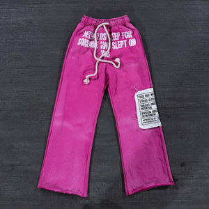 เสื้อวอร์มสไตล์สตรีทที่กำหนดได้เองมีฮู้ดเย็บปักด้วยพลอยเทียมทรงหลวมระบายอากาศมีเชือกผูก - Product Image 6