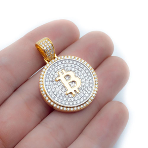 Pendentifs de haute qualité, nouveau style tendance, or 14 carats, personnalité, crypto, élégance, hip hop, charme, diamant de laboratoire personnalisé, cadeau - Product Image 5