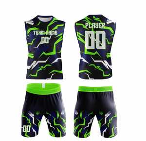Paquete de Uniformes de Fútbol 7 contra 7 Más Vendidos en 2026, Conjuntos de Camiseta y Pantalones Cortos de Compresión con Mochila - Product Image 4