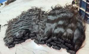 Cabello Remy ondulado Natural indio crudo duradero cabello humano 100% suave y sedoso de 18 pulgadas para pelucas y estilismo al mejor precio - Product Image 2