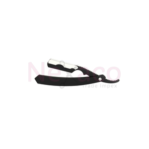 Or pivotant spécial noir pliant hommes rasage rasoir droit en acier inoxydable barbier rasoir porte-lame outils de rasage PL MH-5-23 - Product Image 2