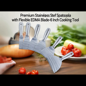 Spatola Premium in Acciaio Inossidabile con Lama Flessibile EDMA - Utensile da Cucina da 6 Pollici - Product Image 3