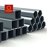 Tubo de Acero Aleado Cuadrado Negro de Sección Hueca, Estándar DIN ERW, Superficie Laminada en Caliente, Tolerancia del 15%, Sin Aceite, Peso Real