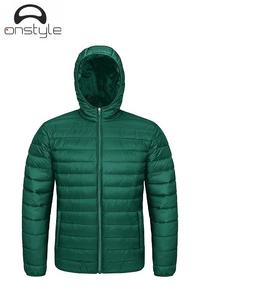 Veste à capuche personnalisée pour hommes, manteau chaud d'hiver confortable et élégant, veste en duvet épaisse en toile pour l'extérieur, style High Street - Product Image 1