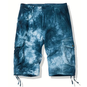 Tie Dye Shorts pour hommes à séchage rapide respirant Tie Dye Shorts exercice de course Sexy Yoga Tummy Control Tie Dye Shorts OEM - Product Image 1