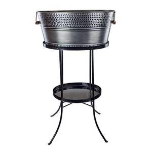 Seau à vin galvanisé de qualité de luxe avec poignée en corde Bac à vin design moderne Bac à vin de grande taille à prix abordable - Product Image 2