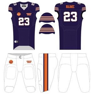 Personalizado transpirable equipo juvenil de fútbol americano desgaste integrado Jersey pantalón al por mayor sublimación uniforme en blanco - Product Image 1