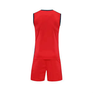 ชุดยูนิฟอร์มวอลเลย์บอลคุณภาพสูง ผลิตจากโพลีเอสเตอร์ 100% ระบายอากาศได้ดี น้ำหนักเบา เป็นมิตรกับสิ่งแวดล้อม ออกแบบโลโก้ได้ตามต้องการ ราคาสมเหตุสมผล - Product Image 3