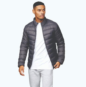 Blouson d'hiver pour homme, taille XL, de haute qualité, personnalisable, avec col montant en fourrure et capuche décorative, état neuf - Product Image 1